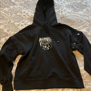 All Saints Charcoal Hoodie